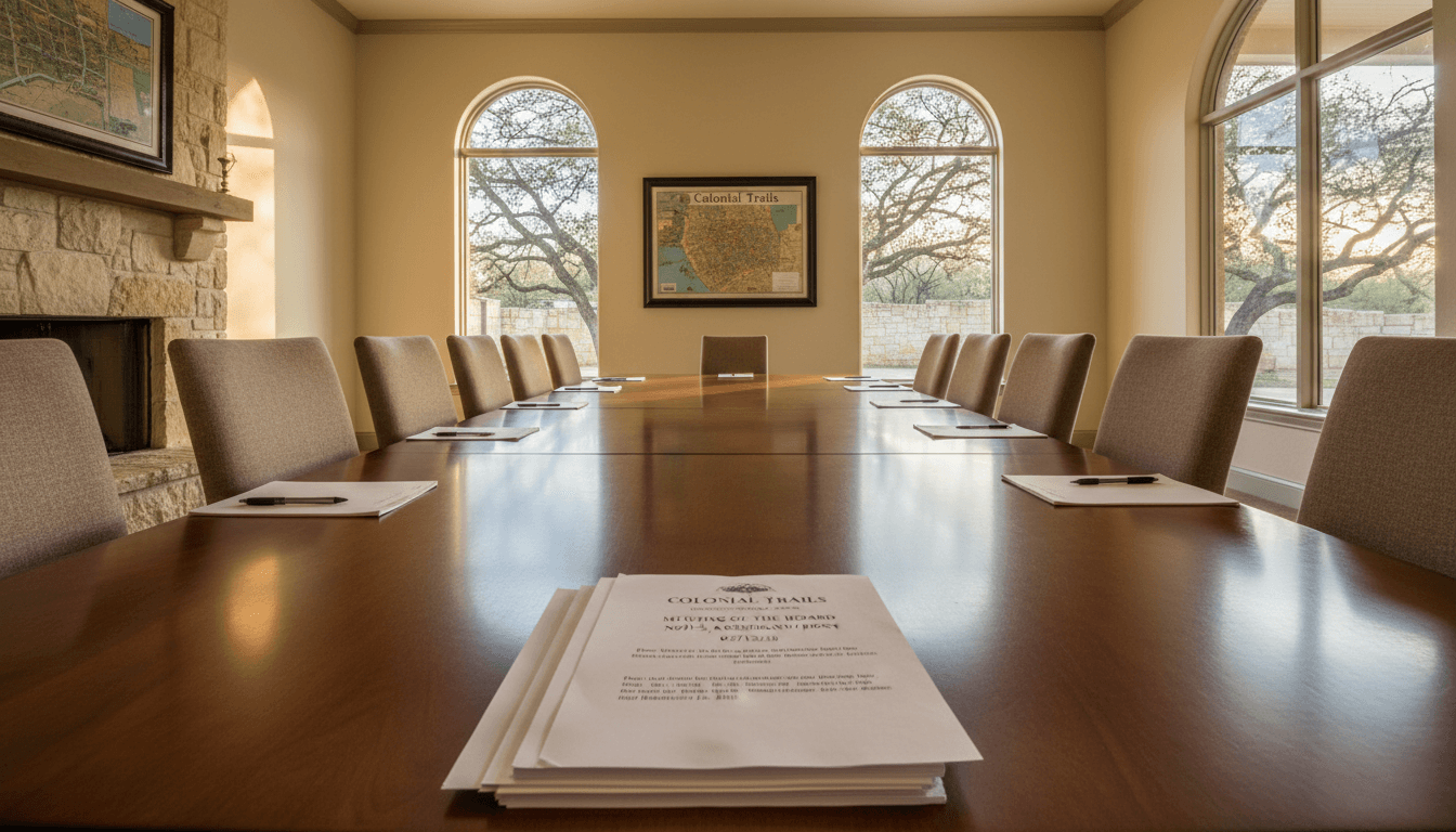 Colonial Trails Meeting of The Board Notice, Agenda, And Proxy 02/12/26